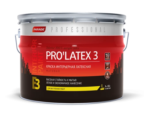 Parade Professional E3 PRO’LATEX3