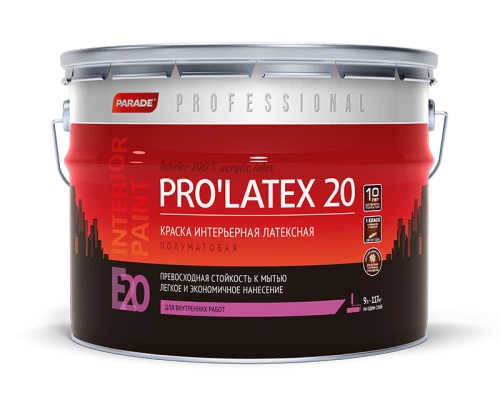 PARADE PROFESSIONAL E20 PRO’LATEX20